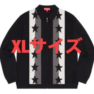 シュプリーム(Supreme)の定価以下　20ss supreme  Stars Zip Up (ニット/セーター)