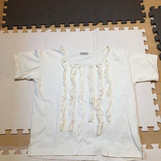 サマンサモスモス(SM2)のサマンサモスモス  Tシャツ 前面レース(Tシャツ(半袖/袖なし))