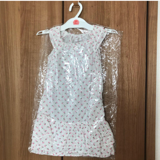 110ワンピース　2枚セットで★ キッズ/ベビー/マタニティのキッズ服女の子用(90cm~)(ワンピース)の商品写真