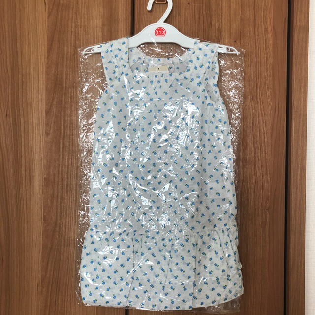 110ワンピース　2枚セットで★ キッズ/ベビー/マタニティのキッズ服女の子用(90cm~)(ワンピース)の商品写真