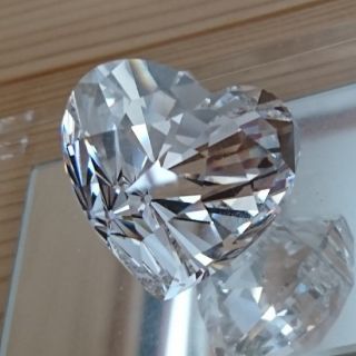 スワロフスキー(SWAROVSKI)のスワロフスキー  ハート  オブジェ(置物)