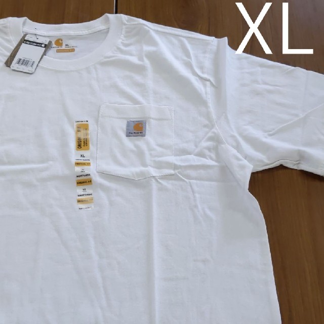 変更2枚 XL WH BKカーハート 半袖ポケット Ｔシャツ ホワイト