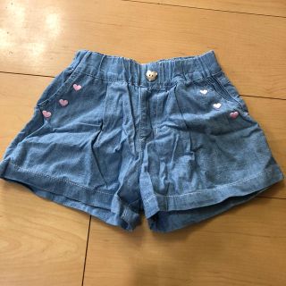 １００サイズ デニムショートパンツ(パンツ/スパッツ)