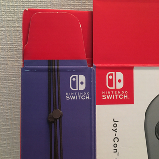 ニンテンドースイッチ(Nintendo Switch)の箱のみ　Joy-Con グレー　(その他)