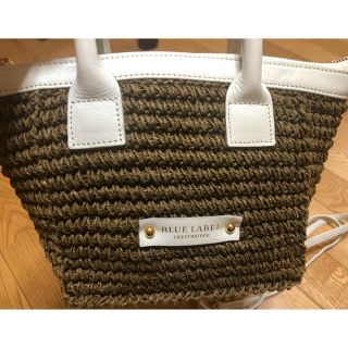 バーバリーブルーレーベル(BURBERRY BLUE LABEL)の美品  BULE LABEL ブルーレーベル クレストブリッジ バーバリー(ショルダーバッグ)