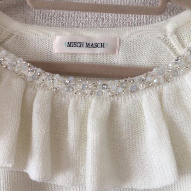 MISCH MASCH(ミッシュマッシュ)のミッシュマッシュ  フリル  ニット レディースのトップス(ニット/セーター)の商品写真