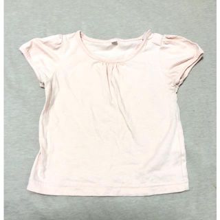 ムジルシリョウヒン(MUJI (無印良品))の無印良品 ★半袖 Tシャツ 女の子 ピンク 夏物 80cm(Ｔシャツ)