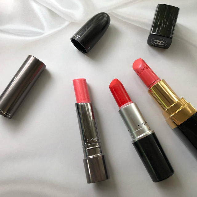 MAC(マック)のCHANEL MAC リップ3本セット コスメ/美容のベースメイク/化粧品(口紅)の商品写真