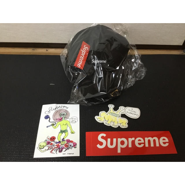 キャップSupreme Cordura Small Box 6-Panel BLACK