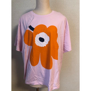 マリメッコ(marimekko)のマリメッコ　Vaikutus Unikko カットソー　Tシャツ　XL(Tシャツ(半袖/袖なし))