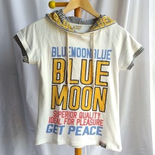 ブルームーンブルー(BLUE MOON BLUE)のBLUEMOONBLUE 半袖パーカー サイズF(Tシャツ(半袖/袖なし))