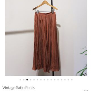 トゥデイフル(TODAYFUL)のtodayful トゥデイフル vintage satin pants(カジュアルパンツ)