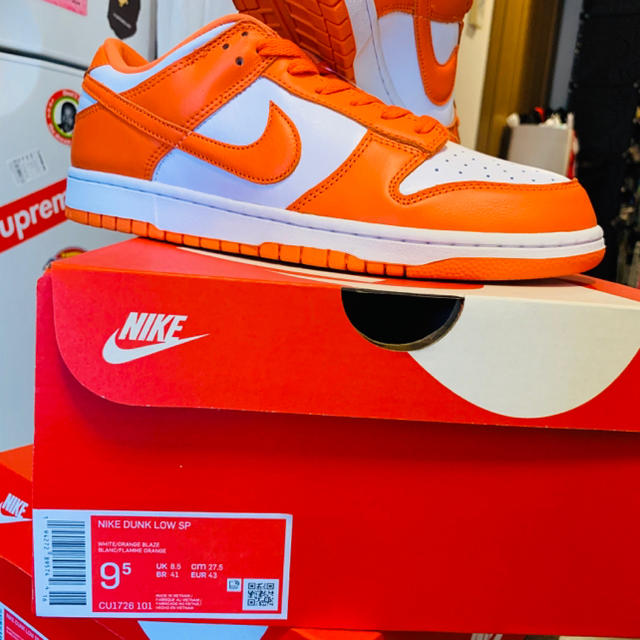 NIKE(ナイキ)の国内正規品 27.5cm NIKE DUNK LOW SP SYRACUSE メンズの靴/シューズ(スニーカー)の商品写真