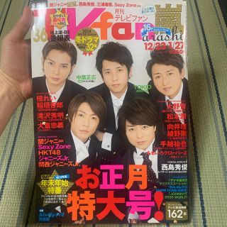 アラシ(嵐)の引っ越しの為、出品は月末まで！月刊TVfanテレビファン　嵐表紙　(アート/エンタメ/ホビー)