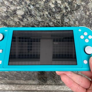 ニンテンドースイッチ(Nintendo Switch)のしゅん様専用　Nintendo Switch  Lite ターコイズ　USED(家庭用ゲーム機本体)