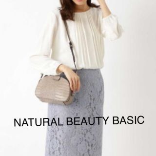 ナチュラルビューティーベーシック(NATURAL BEAUTY BASIC)のフロントプリーツブラウス(シャツ/ブラウス(長袖/七分))