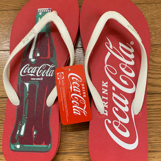 コカコーラ(コカ・コーラ)のCoca-Cola ビーチサンダル　新品未使用　値下げ(サンダル)