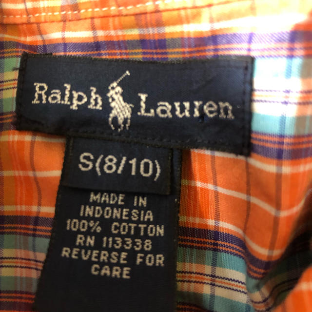 POLO RALPH LAUREN(ポロラルフローレン)のラルフローレン  ブラウス　S  キッズ/ベビー/マタニティのキッズ/ベビー/マタニティ その他(その他)の商品写真