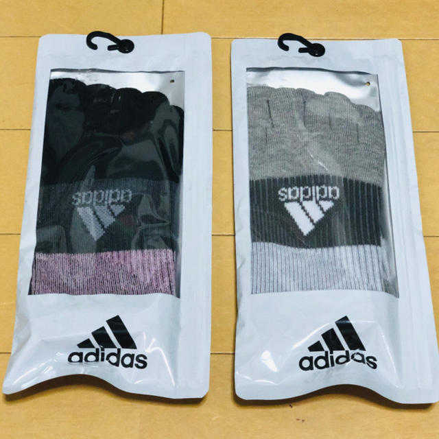 adidas(アディダス)の新品★レディース★アディダス×福助★五本指★5本指ソックス★靴下★2足セット★p レディースのレッグウェア(ソックス)の商品写真