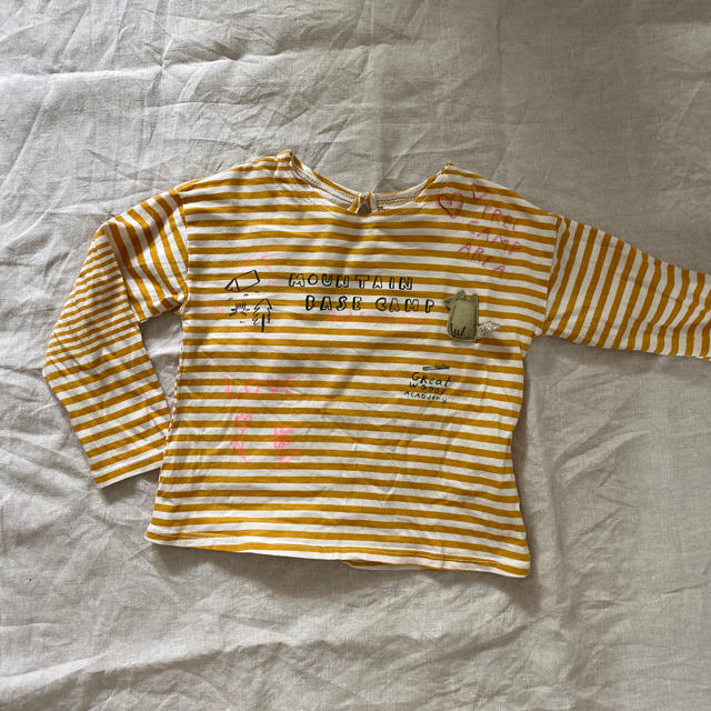 ZARA(ザラ)のZARA baby ボーダーロンT キッズ/ベビー/マタニティのキッズ服女の子用(90cm~)(Tシャツ/カットソー)の商品写真