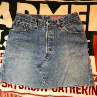 リーバイス(Levi's)のリーバイス　デニム　リメイクスカート(ミニスカート)