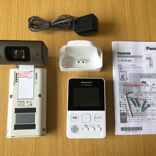 パナソニック(Panasonic)のパナソニック モニター付きドアカメラ VS-HC400-W(防犯カメラ)