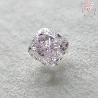 0.132 ct Ｌ. Pur. Pink 天然 ピンク ダイヤモンド(リング(指輪))