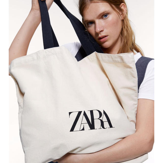 ZARA - ZARA♡ショッピングトートバッグの通販 by △▽hipa ZARA - ZARA♡ショッピングトートバッグの通販 by △▽hipa