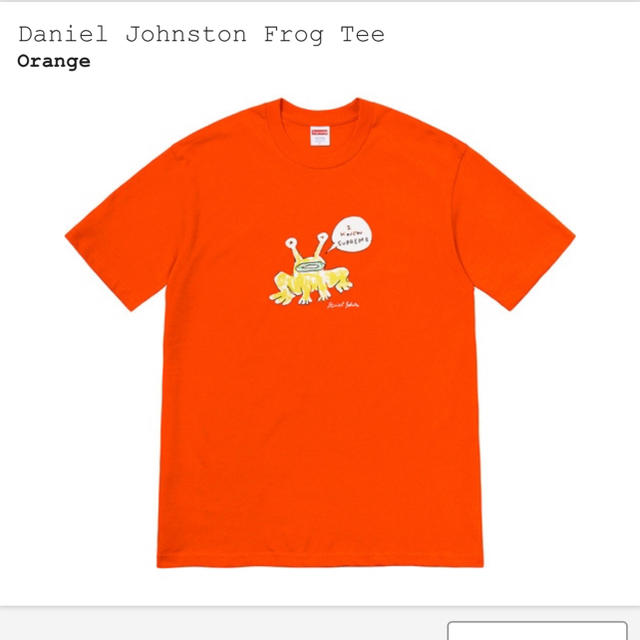 supreme daniel johnston frog teeトップス