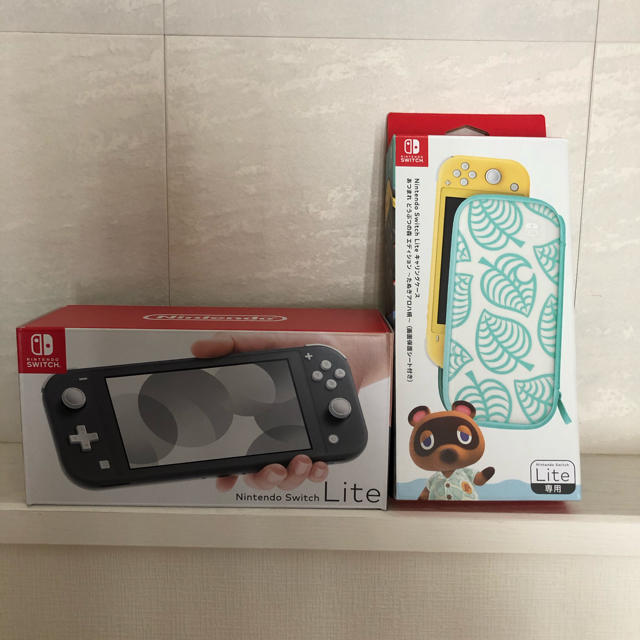 【新品・ほぼ未使用】 任天堂スイッチライト　グレー