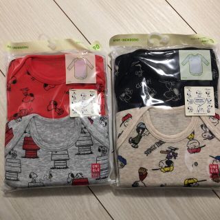 ユニクロ(UNIQLO)のBABY ロンパース肌着(ロンパース)