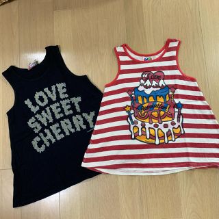 ラブレボリューション(LOVE REVOLUTION)のラブレボ タンクトップ 130センチ 2枚セット(Tシャツ/カットソー)