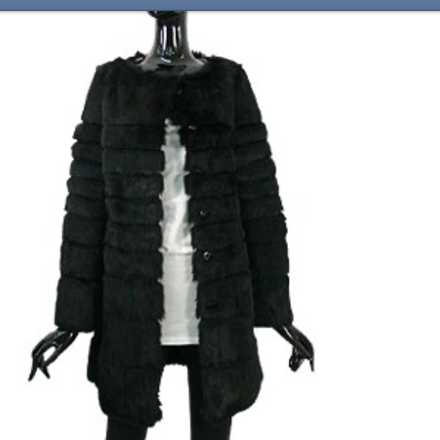 LE CIEL BLEU(ルシェルブルー)のラビットファーコート レディースのジャケット/アウター(毛皮/ファーコート)の商品写真