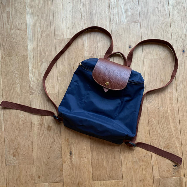 LONGCHAMP(ロンシャン)の♡未使用♡ ロンシャン リュック ネイビー レディースのバッグ(リュック/バックパック)の商品写真