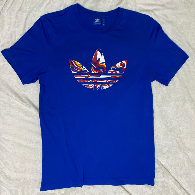 adidas(アディダス)のおススメ　アディダスTシャツ青XO メンズのトップス(Tシャツ/カットソー(半袖/袖なし))の商品写真