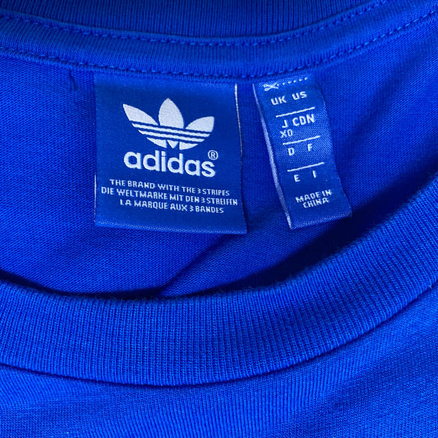 adidas(アディダス)のおススメ　アディダスTシャツ青XO メンズのトップス(Tシャツ/カットソー(半袖/袖なし))の商品写真