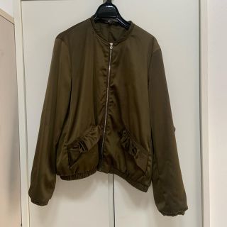 ザラ(ZARA)のMA-1 ブルゾン カーキ　ZARA ザラ　trf(ブルゾン)