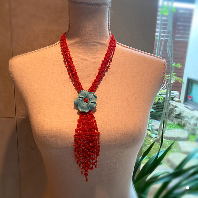 赤珊瑚　ネックレス