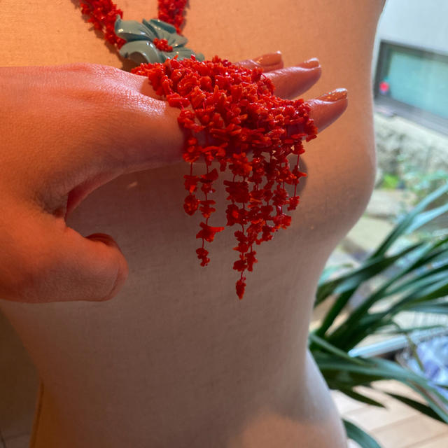 赤珊瑚　ネックレス 1
