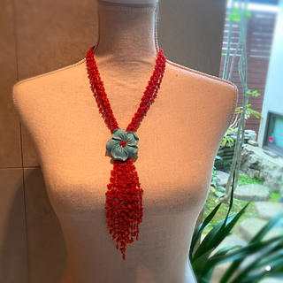 赤珊瑚　ネックレス(ネックレス)