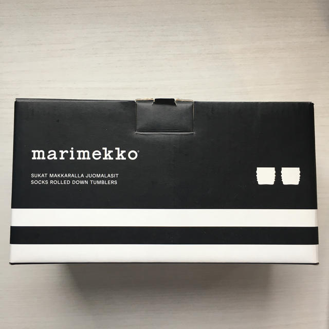 marimekko(マリメッコ)のmarimekko ペアタンブラー(未使用) インテリア/住まい/日用品のキッチン/食器(タンブラー)の商品写真