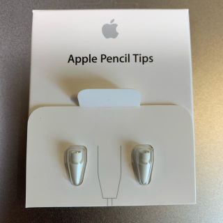 アイパッド(iPad)のアップルペンシルチップ ペン先 ２つ 新品純正品 ApplePencilTips(PC周辺機器)