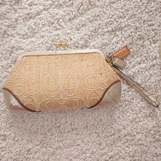 コーチ(COACH)のCOACH がま口バッグ(クラッチバッグ)