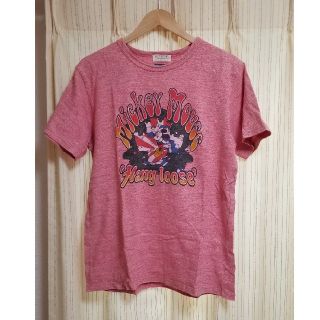 ライトオン(Right-on)のメンズ ミッキーTシャツ Lサイズ(Tシャツ/カットソー(半袖/袖なし))