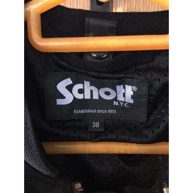 schott(ショット)のライダースジャケット　ショット　黒 メンズのジャケット/アウター(ライダースジャケット)の商品写真
