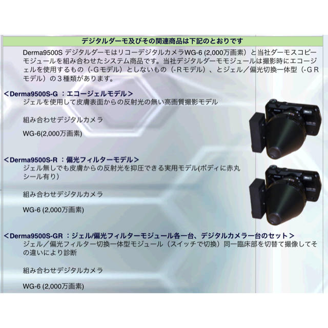 【別倉庫からの配送】 RICOH 確認用 ダーモスコープ詳細 - コンパクトデジタルカメラ
