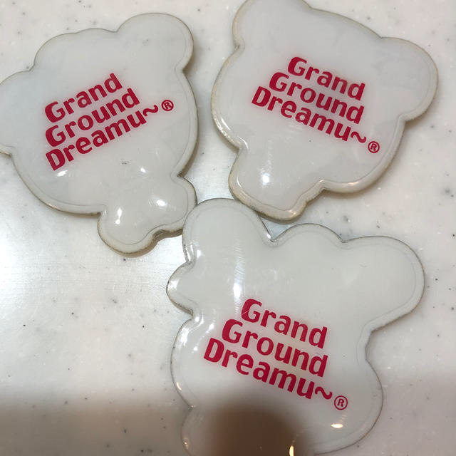 GrandGround(グラグラ)のグラグラ　マグネット　3個　中古　パンダちゃん キッズ/ベビー/マタニティのおもちゃ(その他)の商品写真