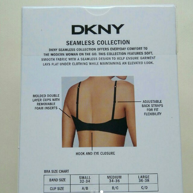 DKNY(ダナキャランニューヨーク)の新品　DKNY　シームレスブラ　Lサイズ　２枚　Ｃ８０　Ｄ８０　Ｃ８５　Ｄ８５　 レディースの下着/アンダーウェア(ブラ)の商品写真