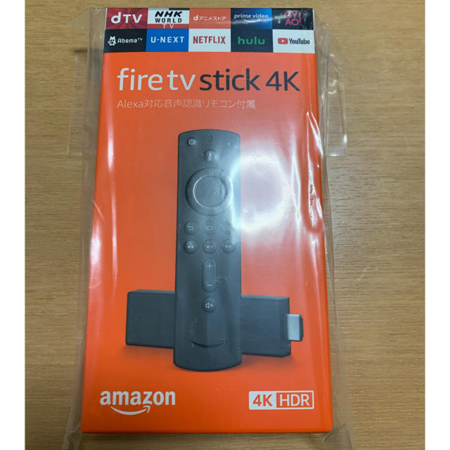 Amazon Fire TV Stick【4K】アマゾン ファイアースティック スマホ/家電/カメラのテレビ/映像機器(映像用ケーブル)の商品写真