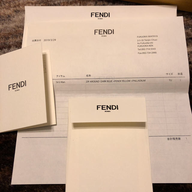 FENDI(フェンディ)のfendi フェンディセレリア バイカラー長財布 グリーンネイビー メンズのファッション小物(長財布)の商品写真
